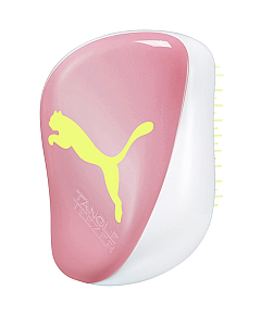 Tangle Teezer Compact Styler Puma Neon Yellow - Расческа для волос, цвет розовый/белый/желтый